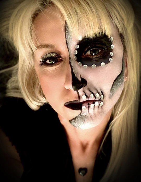 Glitter Sugar Skull Make Up
